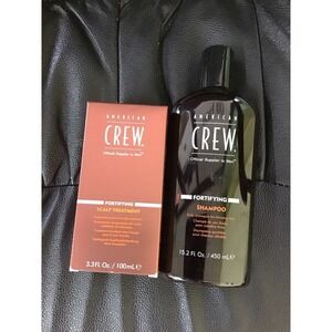 American Crew Fortifying Shampoo and Scalp Treatment Set for Thinning Hair